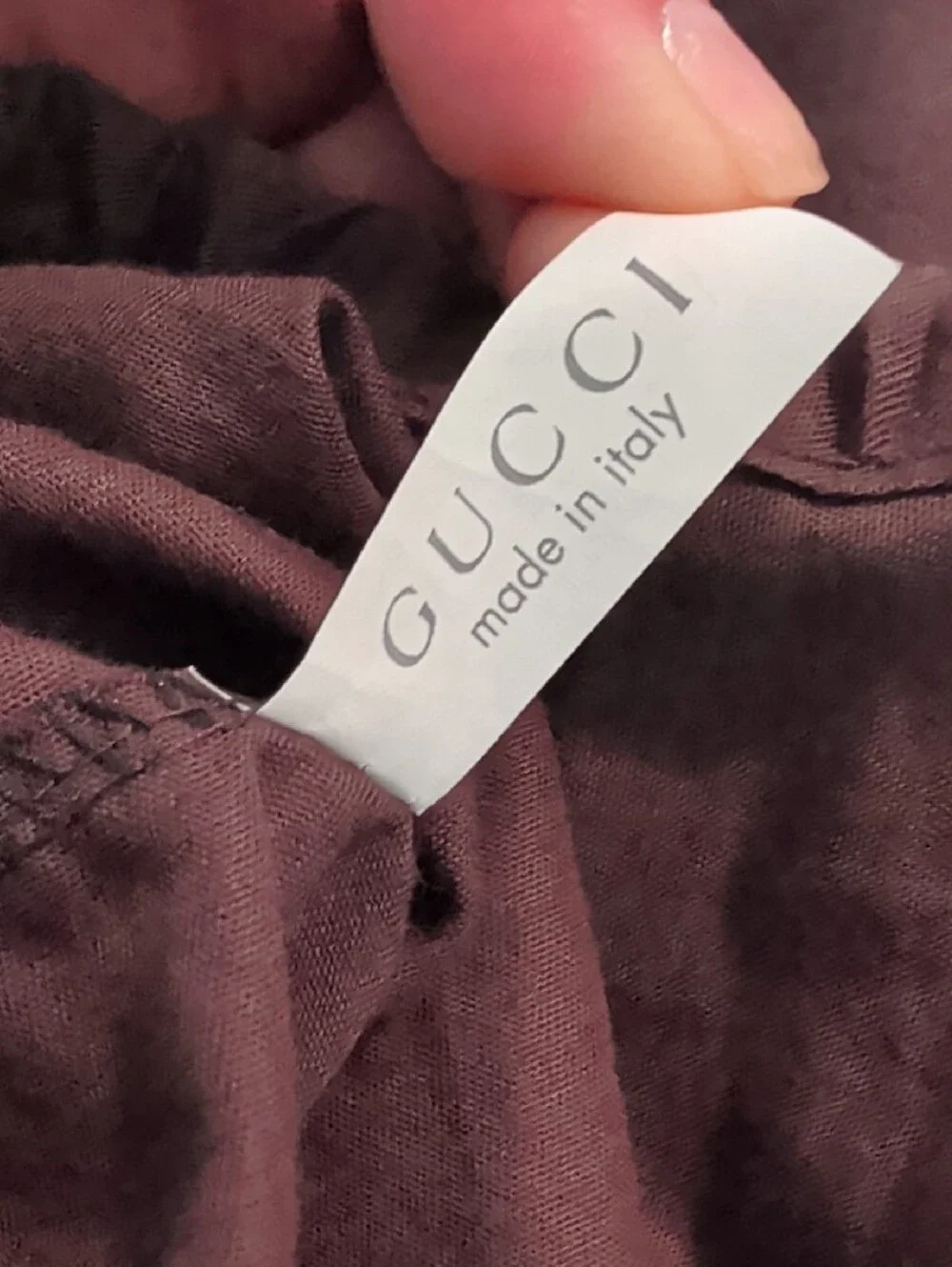 Gucci Brown GG Canvas Pleated Shoulder Bag